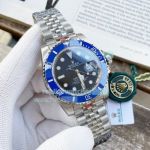 Replica Rolex Submariner Stainless Steel Jubilee Strap D-Blue Face Blue Ceramic Bezel Watch